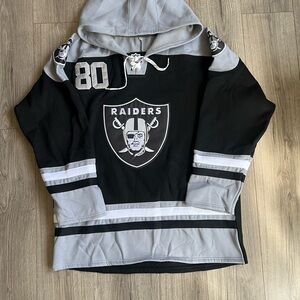 MENS JERRY RICE OAKLAND RAIDERS HOODIE 2XL XXL 2X LAS VEGAS
